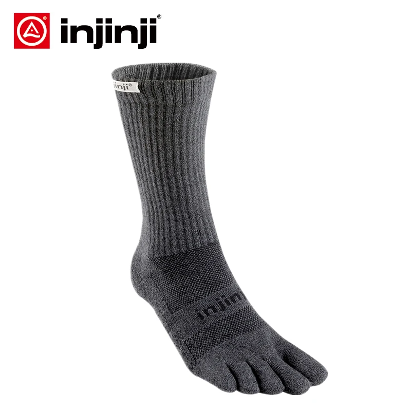 Top Trends: Injinji Five-finger Socks Crew Mid Weight Outdoor Deodorant Blister Prevention Anti-skid Hiking Cross-country Running Cycling Shoppable Styles