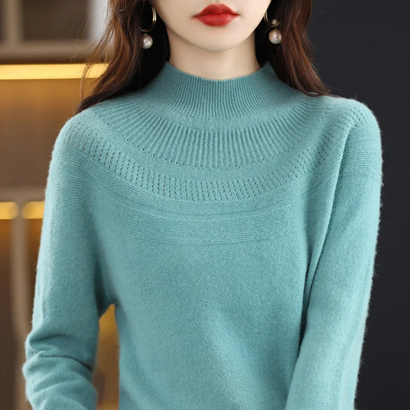 Top Trends: 100% Seamless Sweater Autumn And Winter Bottoming Shirt Women&#039;s New Autumn And Winter Sweater Sweater First-line Ready-to-wear Shoppable Styles