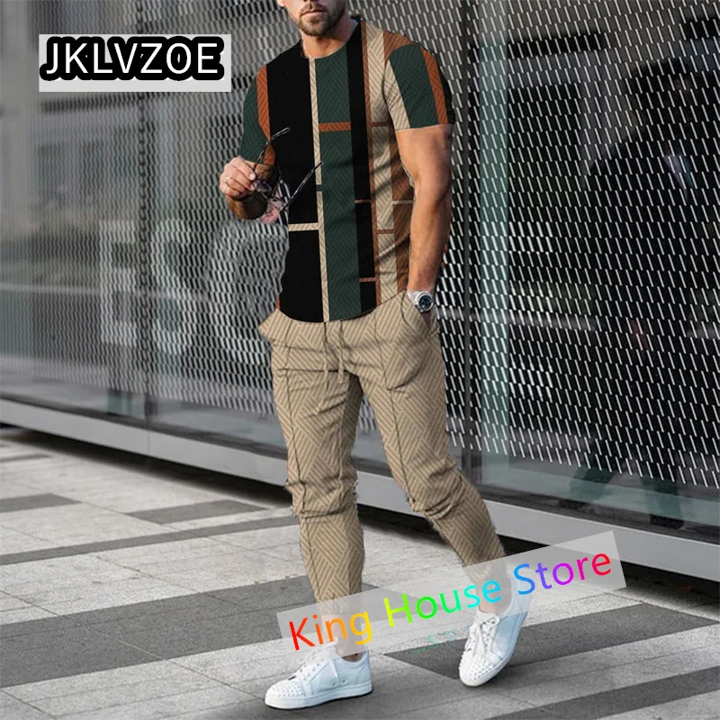 Top Trends: Men's Outfit Casual Tracksuits Long Sleeve Trouser Streetswear Jogger T-Shirt Sets Oversized Male Tshirt Suit 2 Piece Suit Shoppable Styles