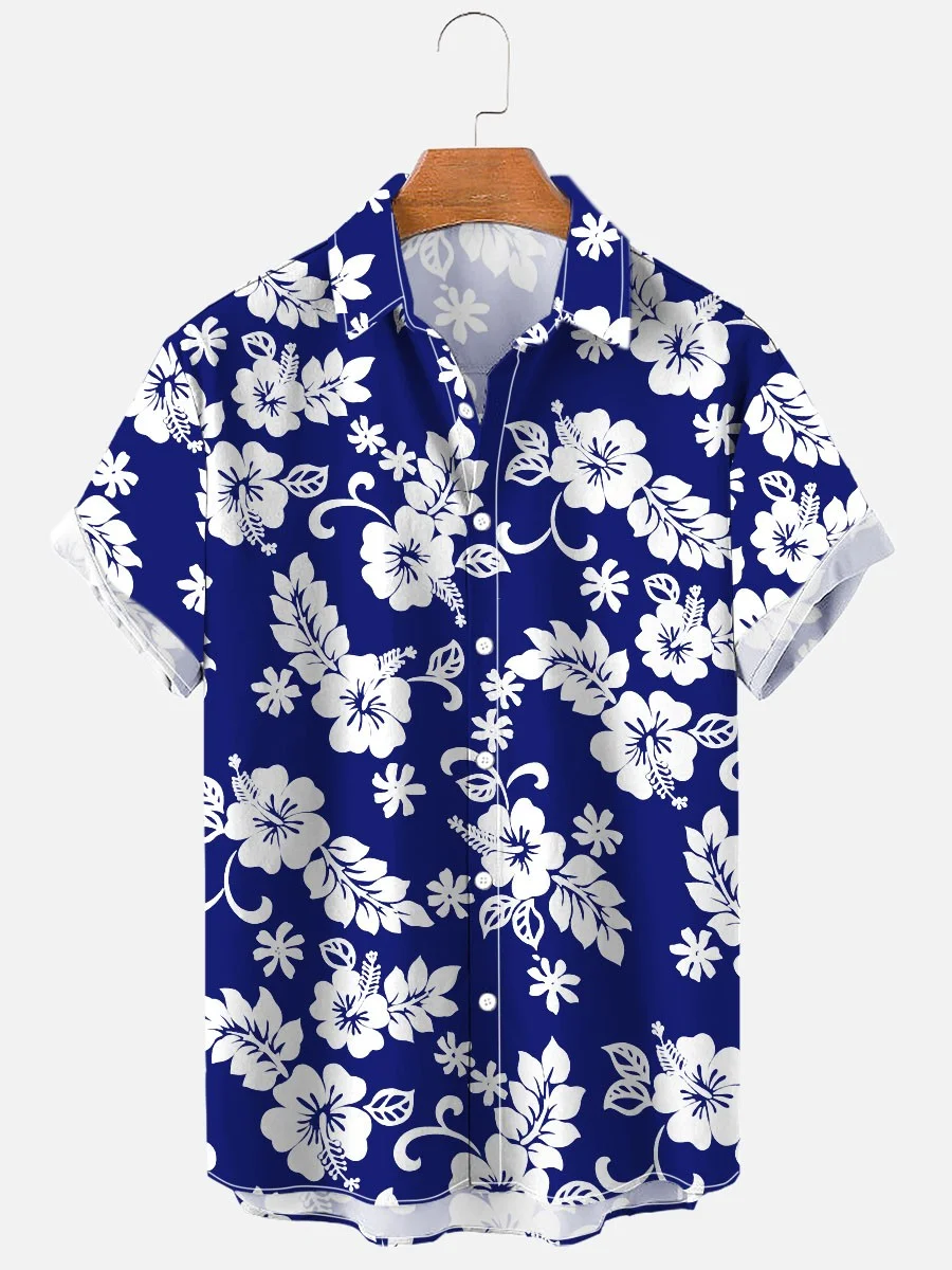 Top Trends: New Hawaiian Stylish Ment's Luxury Casual Floral Shirts Printed 3d Short Sleeve Plus Size Harajuku Rockabilly Anime Maccabi Shoppable Styles