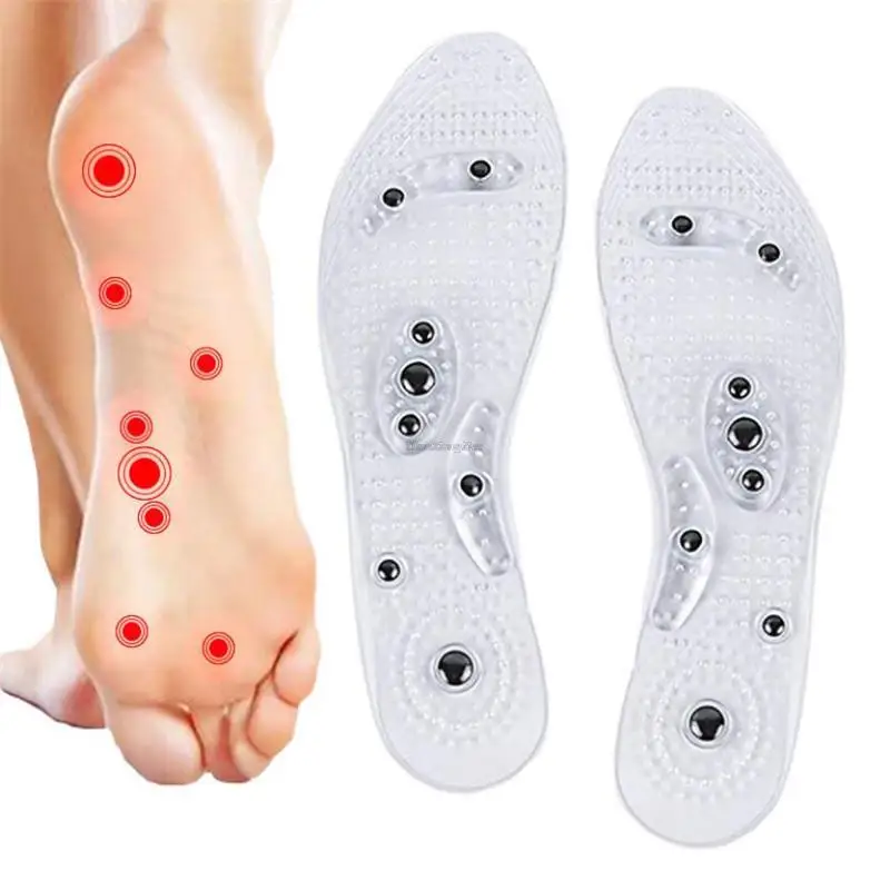 Top Trends: Acupressure Magnetic Massage Insoles Men Women Silicone Insole Foot Massager Shoe Pad Foot Therapy Slimming Pain Relief Inserts Shoppable Styles