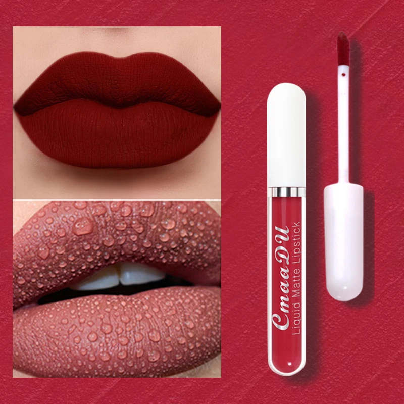 Top Trends: Sexy Velvet Matte Lip Gloss Liquid Lipstick Lipgloss Beauty Red Nude Waterproof Longlasting Makeup Shoppable Styles