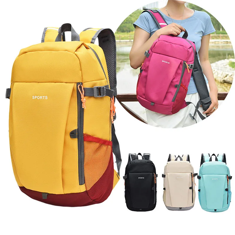 Top Trends: Waterproof Large Capacity Casual Backpack Fashion Women Men Travel Laptop Bag Sport Camping Backpacks Multi-color Rucksack Shoppable Styles