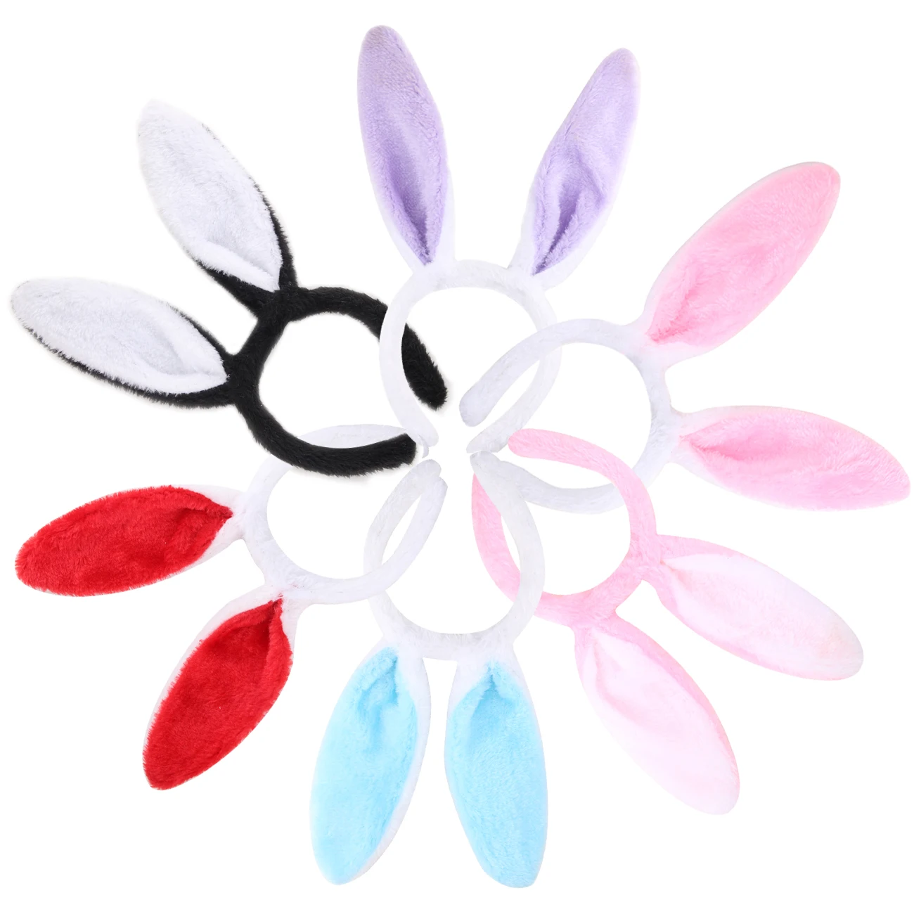 Top Trends: Easter Bunny Ears Hairband Soft Rabbit Ears Plush Bunny Headwear Easter Party Decorations Hair Accessories Rabbit Ears Hairband Shoppable Styles - Image 6