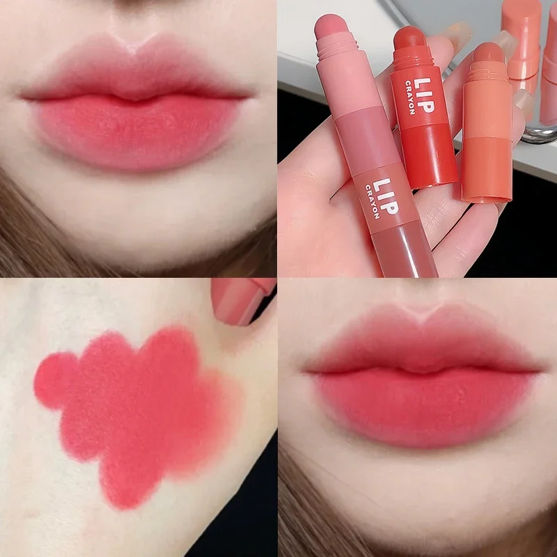 Top Trends: Waterproof Lipstick Set Long Lasting Matte 4 Colors In 1 Lipstick Velvet Grapefruit Red Lip Pigment Non-stick Cup Lip Gloss Kit Shoppable Styles