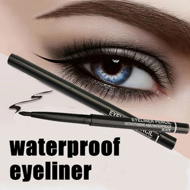 Top Trends: Eyeliner Pen Waterproof Matte Liner Eye Makeup Eyeliner Gel Pencli Long Lasting Eye Beauty Cosmetic Automatic Rotating Shoppable Styles