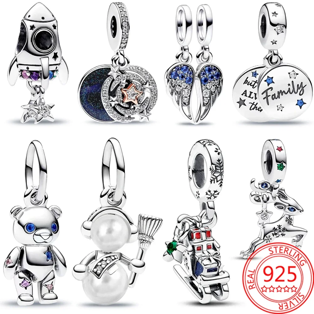 Top Trends: Gorgeous 925 Sterling Silver Turtle & Dog & Cat Puppy Dangle Charm Fits Pandora Bracelet Children's Christmas Jewelry Gift Shoppable Styles