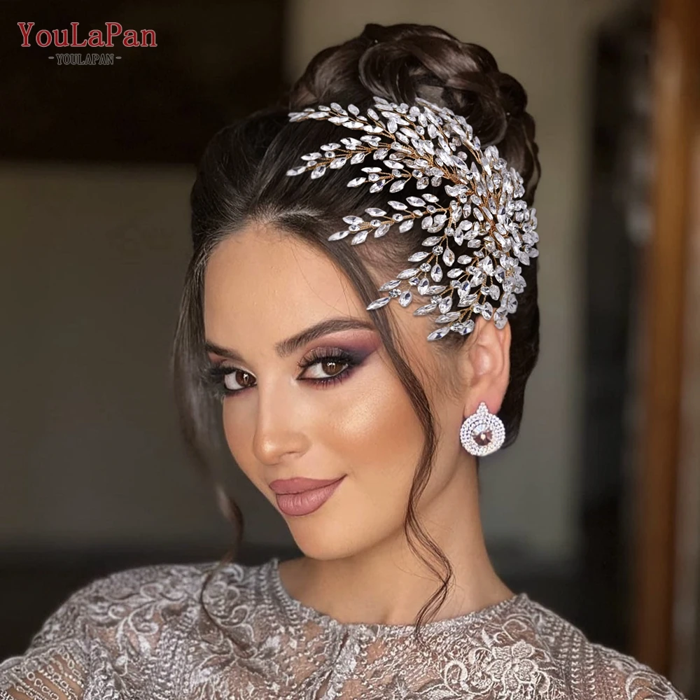 Top Trends: YouLaPan HP438 Rhinestone Bridal Headpiece Wedding Headwear Hair Accessories Woman Headband Jewelry Bride Headdresses For Party Shoppable Styles