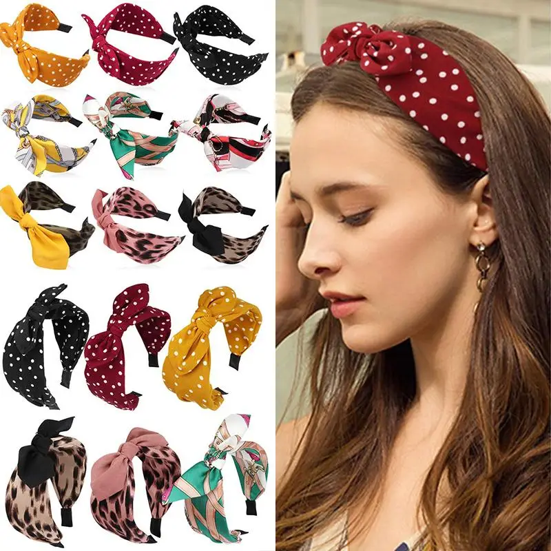 Top Trends: Fashion Women Big Bow Headband Hair Hoop Bands Girls Bowknot Wide Hairbands Ornaments For Girls Hair Accessories Headdredss Shoppable Styles