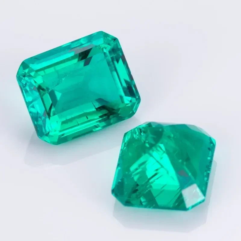 Top Trends: Top Lab Grown Columbia Emerald Stones Hand-cut Hydrothermal Emeralds Gemstone For Diy Jewelry Making Selectable AGL Certificate Shoppable Styles