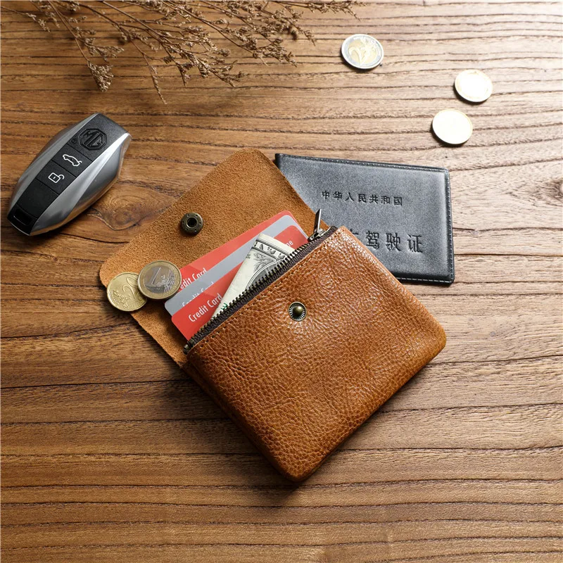 Top Trends: SIKU Genuine Leather Men&#039;s Hasp Coin Purses Holders Small Women Wallet Card Holder Shoppable Styles