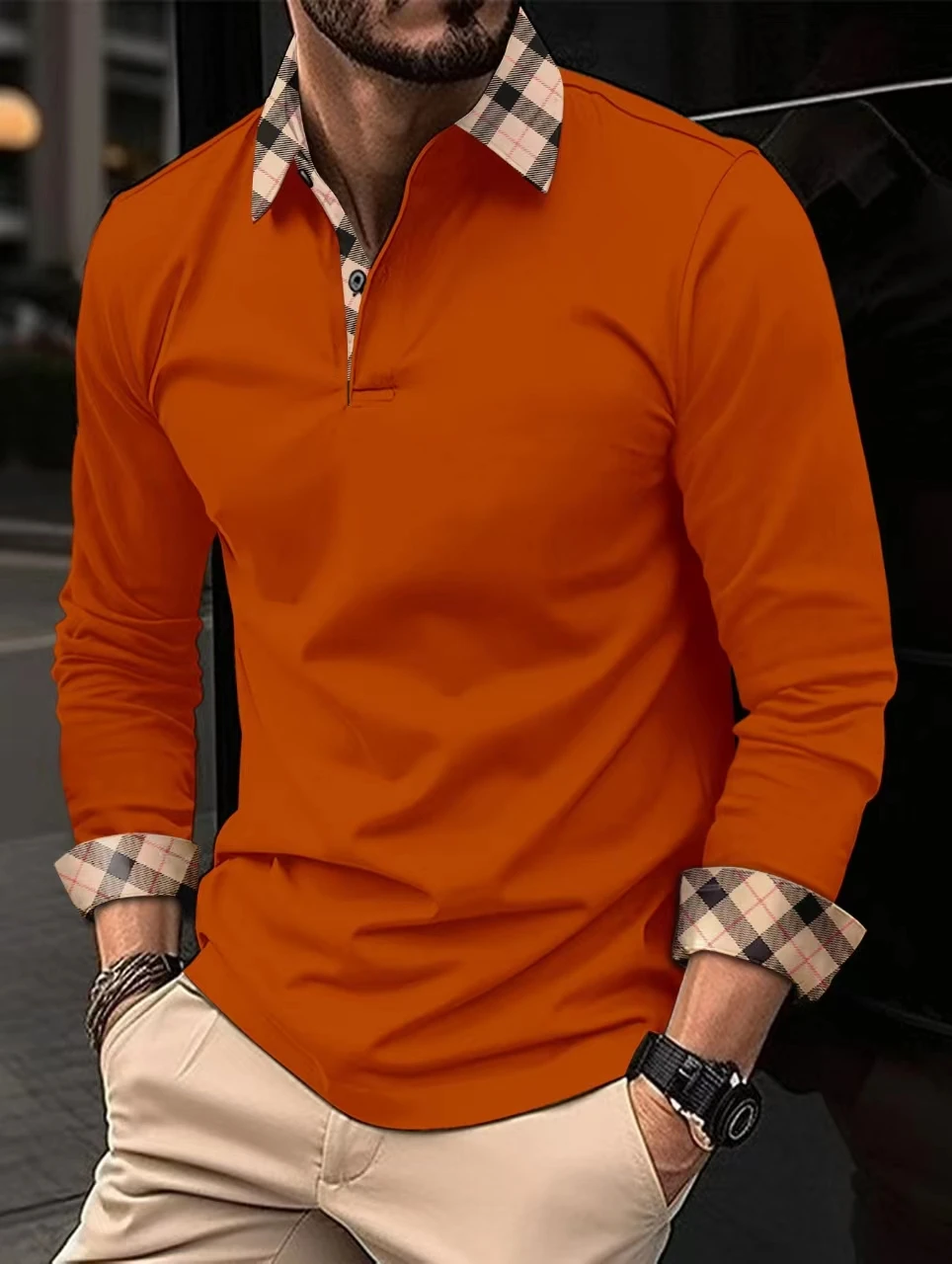 Top Trends: New Men&#039;s Classic Polo Shirt Long Sleeve Simple Design Spring / autumn Casual Work Top Plus Oversized S-XXXL Shoppable Styles