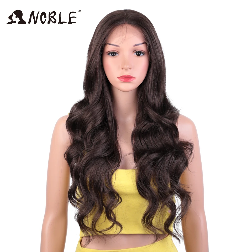 Top Trends: Noble 13x4 Lace Front Wig Synthetic 28 Inch Long Wavy Ombre Blonde Wigs For Women Ombre Lace Front Wig Synthetic Lace Front Wig Shoppable Styles