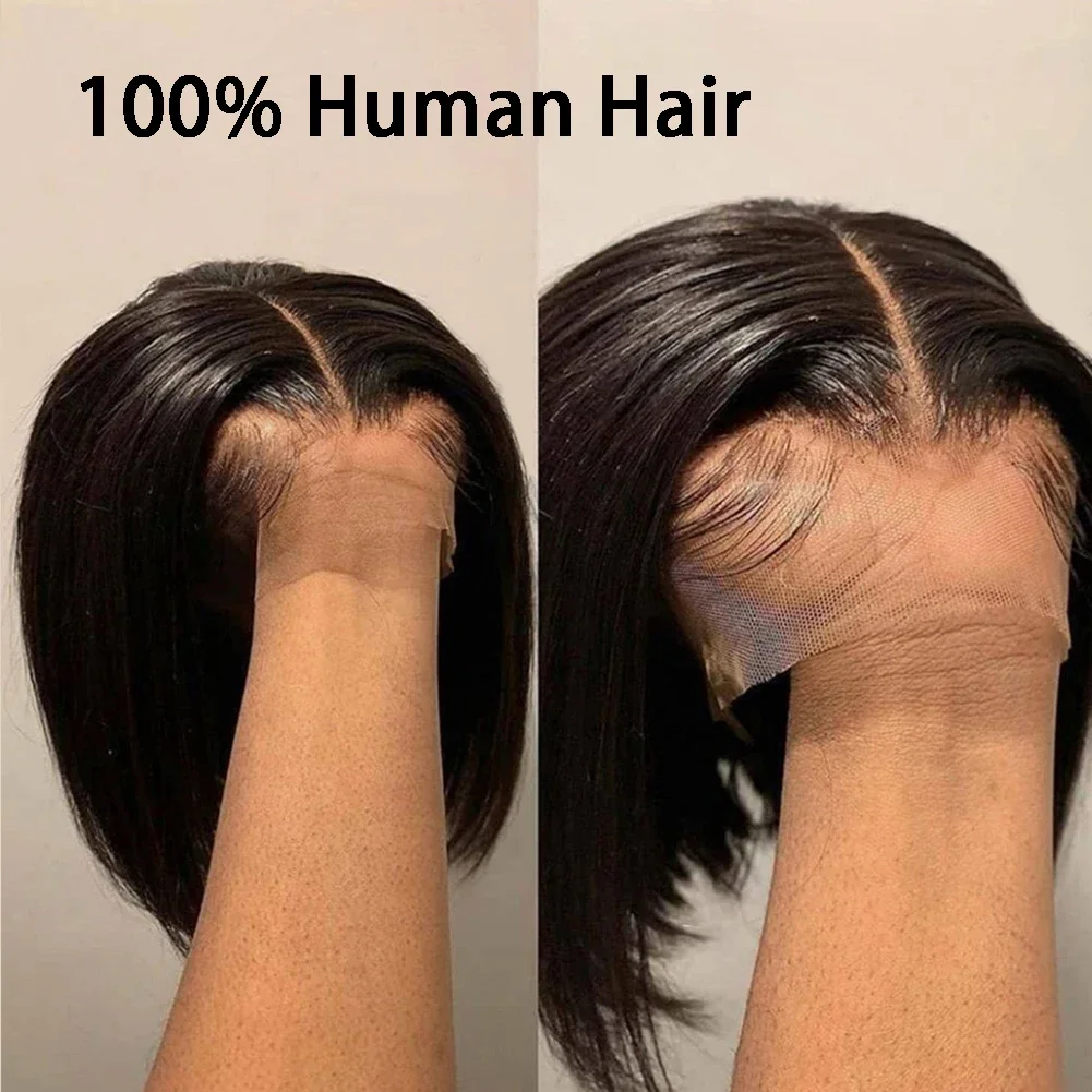 Top Trends: Cheap Short Bob Wig Straight Lace Frontal Human Hair Wigs For Women 13x4 Front 4X4 Hd Lace Closure Glueless Wear Go Bob Wig Sale Shoppable Styles