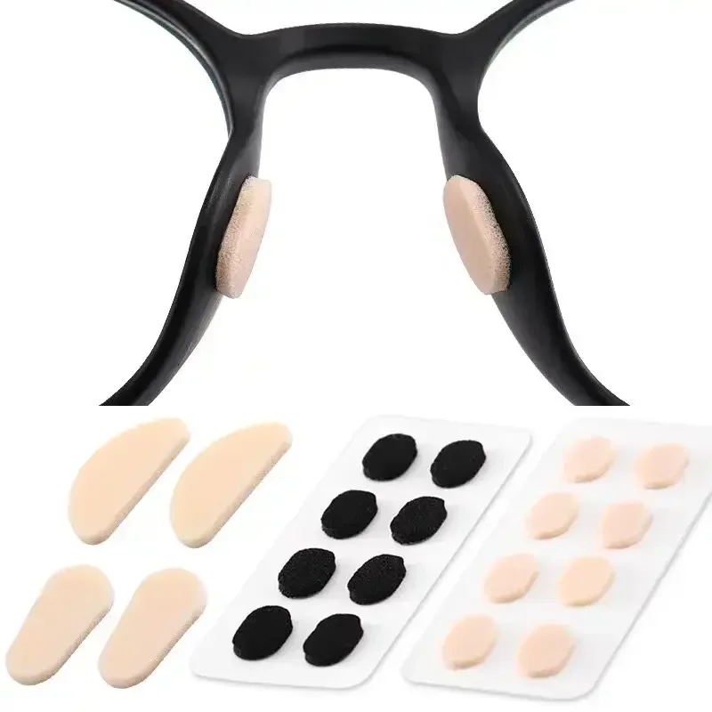 Top Trends: 12 / 24pairs Soft Foam Nose Pads Unisex Self Adhesive Eyeglass Nosepads Anti-slip Sweat Absorb Sponge Eyewear Accessories Shoppable Styles - Image 2