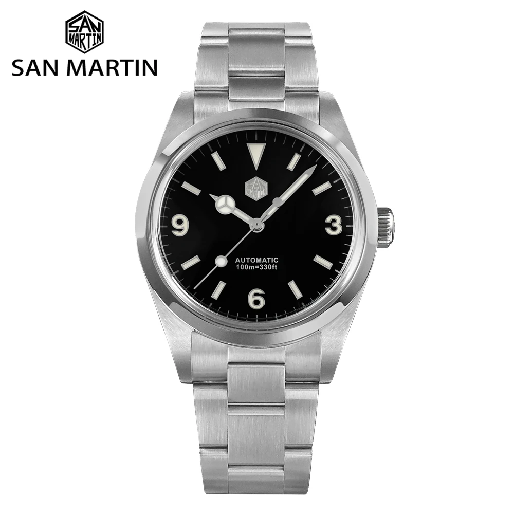 Top Trends: San Martin New Men Watch V2 V3 Fashion Sport 39mm Explore Series Luxury Automatic Mechanical Sapphire Waterproof 100m BGW9 Shoppable Styles