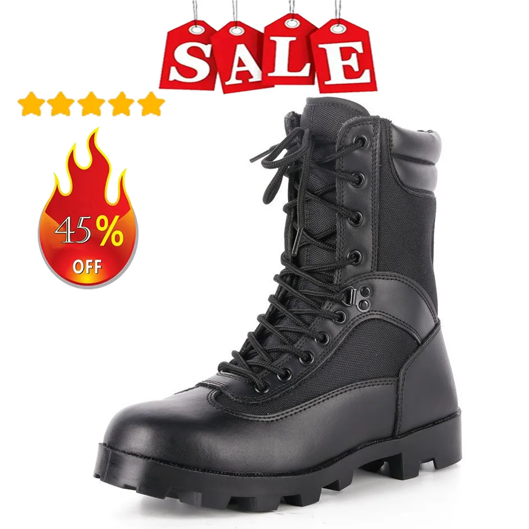 Top Trends: Men Tactical Army Boots Sport Hiking Shoes Outdoor Ankle Men Sneakers Men's Desert Combat Boots Work Safety Shoes Botas Hombre Shoppable Styles