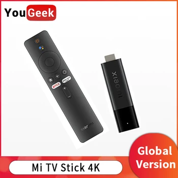 Global Version Xiaomi 4K TV Stick Quad Core 2GB RAM 8GB ROM Bluetooth 5.0  WiFi Andriod TV Stick Google Assistant