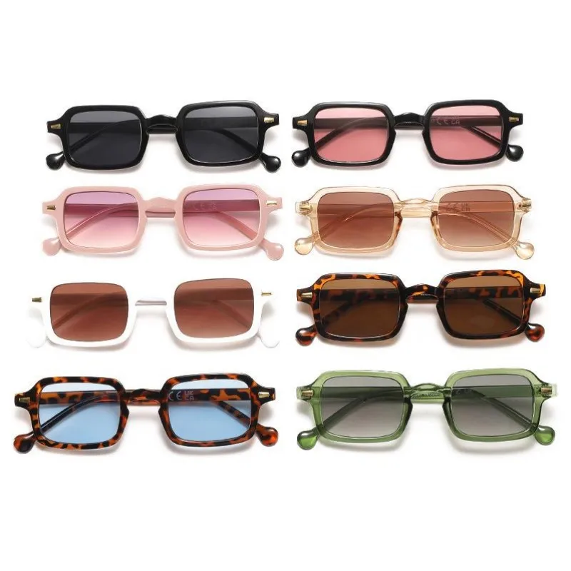 Top Trends: 2024 Fashion Vintage Small Square Sunglassess For Women Ladies Trendy Driving Sun Glassess Girls Travel Eyewear UV400 Dropship Shoppable Styles