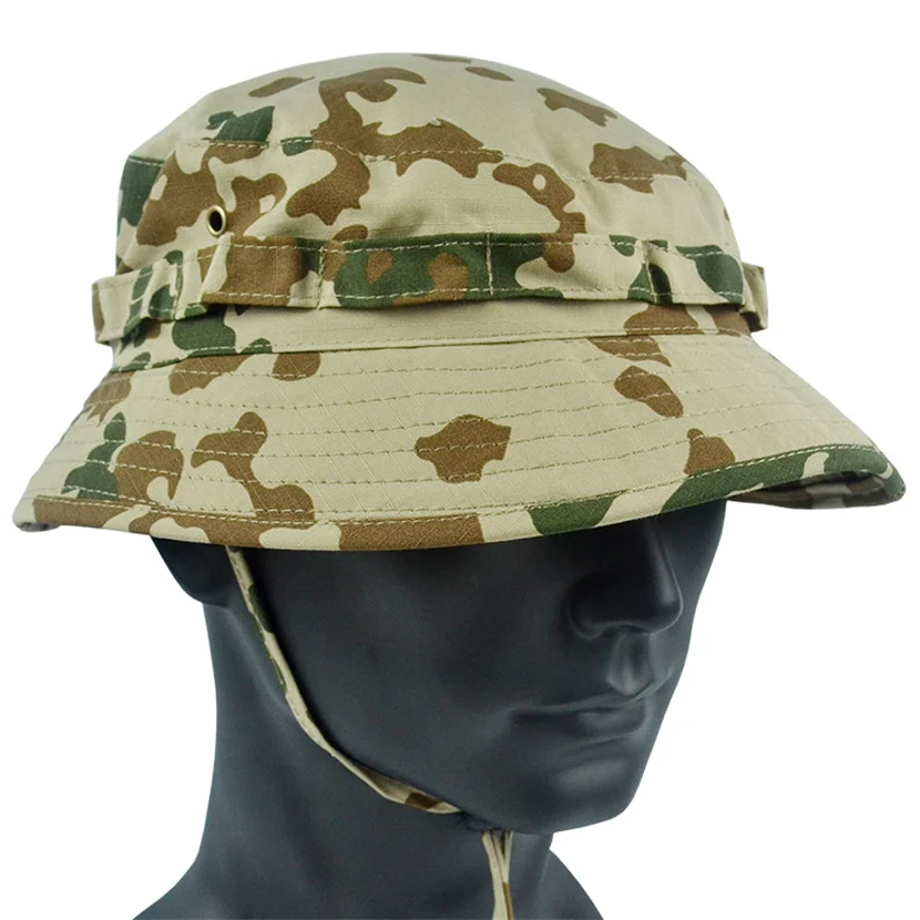 Top Trends: Military Tactical Boonie Hats Hunting Sun Fishing Hat Outdoor Camouflage Bobble Cap Hiking Fisherman Sniper Ghillie Bucket Hats Shoppable Styles