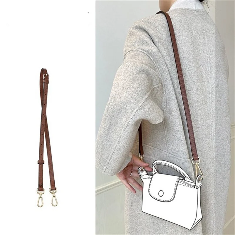 Top Trends: For Longchamp Mini Bag Crossbody Shoulder Bag Strap Punch-Free Leather Ring Bags Extension Straps Modification DIY Accessories Shoppable Styles