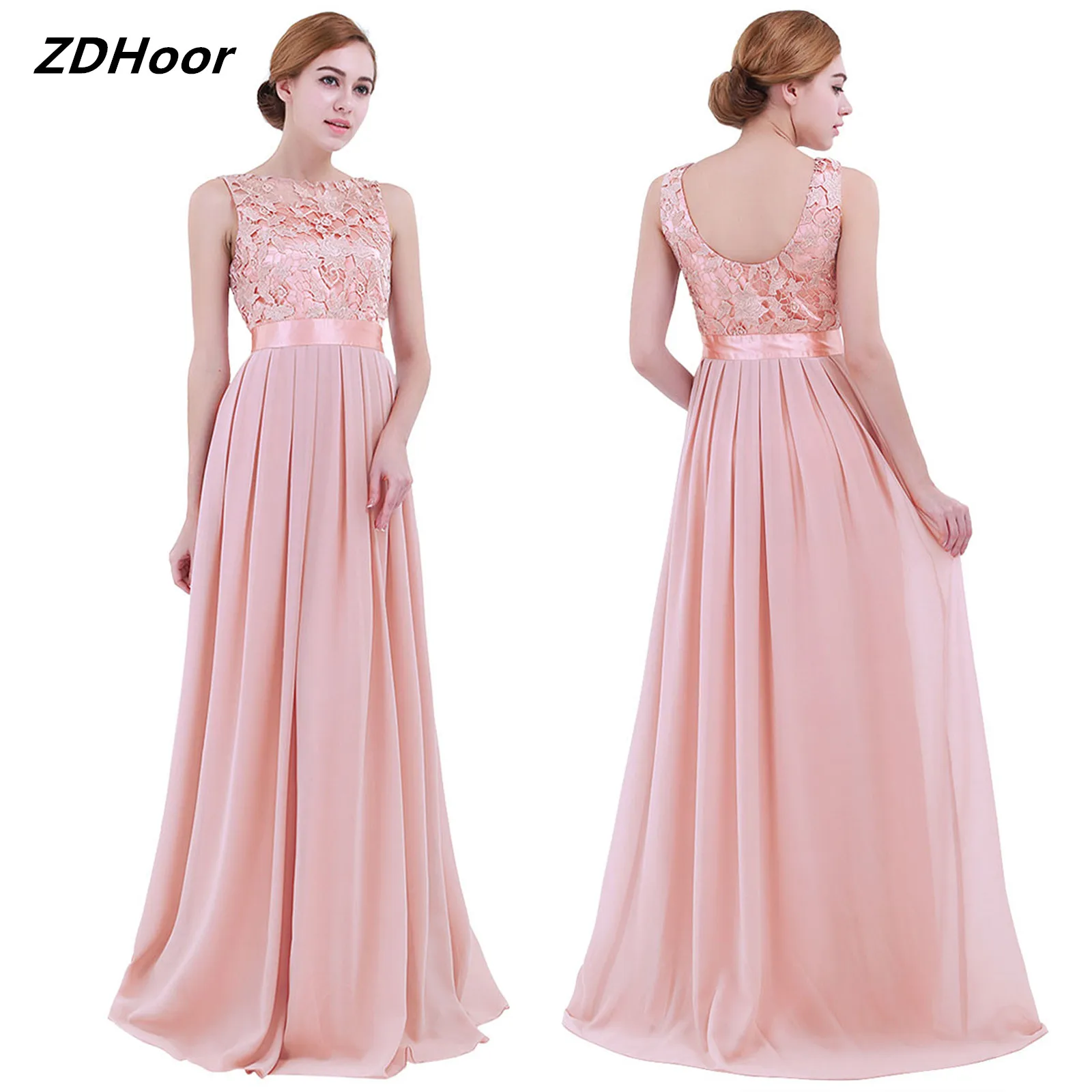 Top Trends: Women Ladies Embroidered Chiffon Bridesmaid Dress Long Evening Prom Gown Shoppable Styles