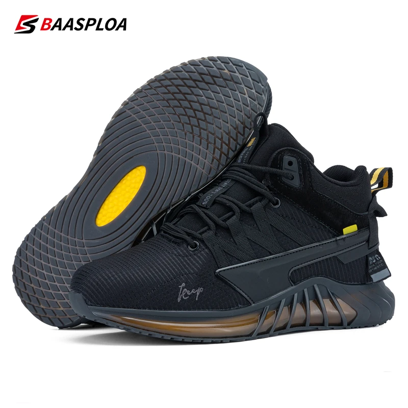 Top Trends: Baasploa 2022 New Men's Winter Keep Warm Walking Shoes Waterproof Fashion Men Cotton Shoes Male Comfort Outdoor Casual Sneaker Shoppable Styles