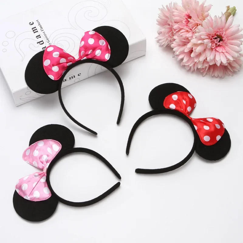 Top Trends: Mouse Ears Headband Children Princess Party Accessories Kids Ear Hair Band For Halloween Hairhoop Birthday Christmas Shoppable Styles