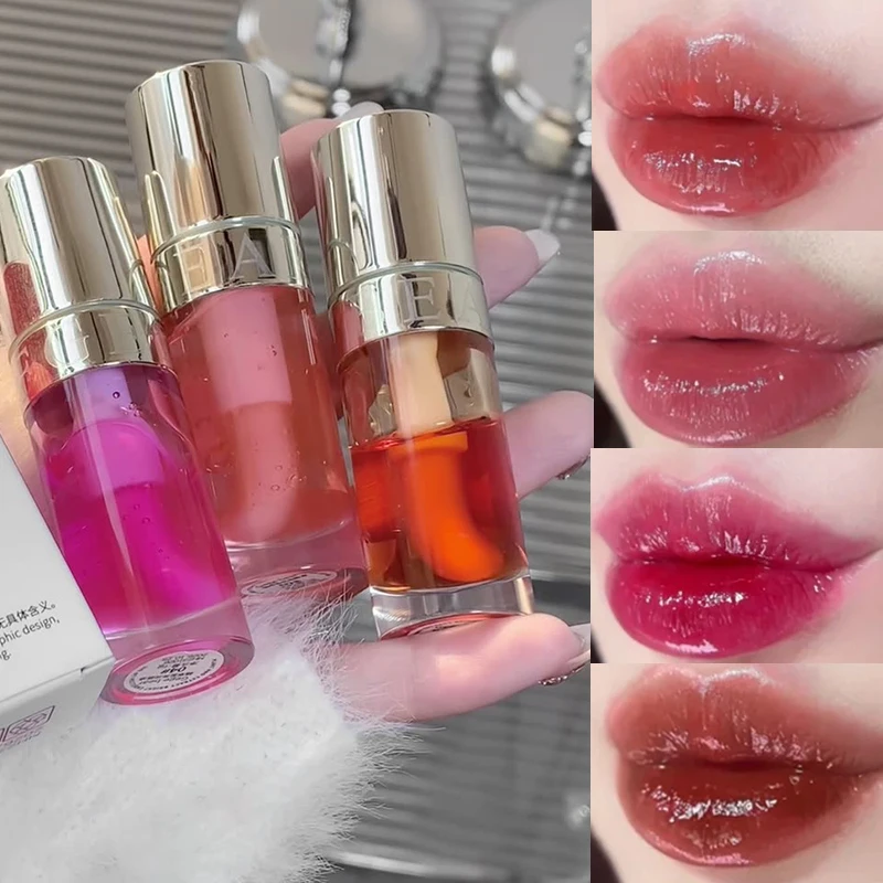 Top Trends: Mirror Lip Oil Moisturizes Non-sticky Plumper Lip Lasting Nonstick Cup Lip Glaze Hydrating Transparent Liquid Lipstick Cosmetics Shoppable Styles