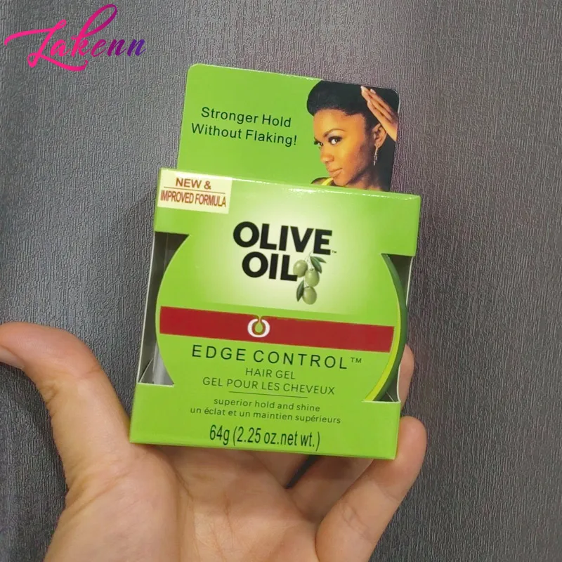 Top Trends: Olive Oil Edge Control Hair Gel Box Packing Edges Control Improved Formula Edges Holding Power Good Smell Moisturizing Edge Gel Shoppable Styles