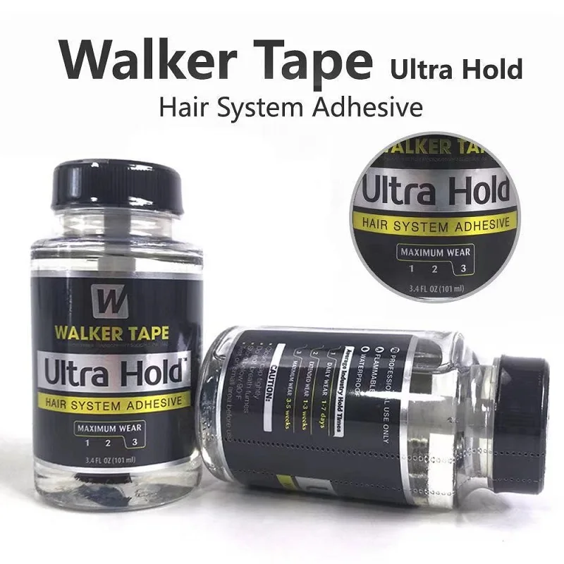 Top Trends: Wholesale 3.4FL OZ(101ml) Ultra Hold Brush-on Liquid Bond Hair System Adhesive Silicone Glue For Lace Wig / Toupee / Closure / Beard Shoppable Styles