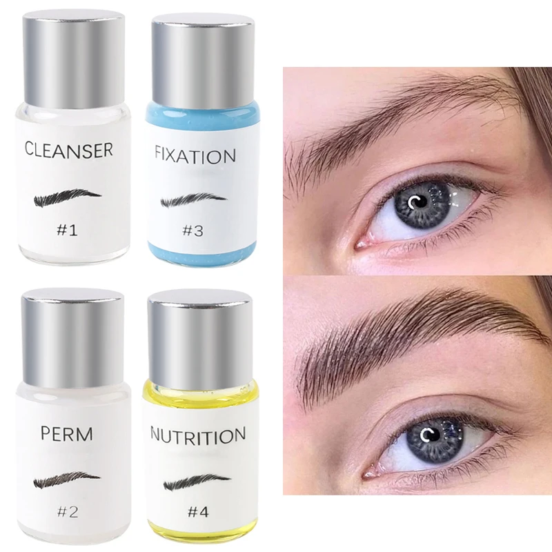 Top Trends: 2023 Brow Lamination Makeup Kit Eyebrow Perm Lotion Eye Brow Lifting Semi-permanet Beauty Salon Brow Lift Perming Nutrition 5ml Shoppable Styles - Image 3