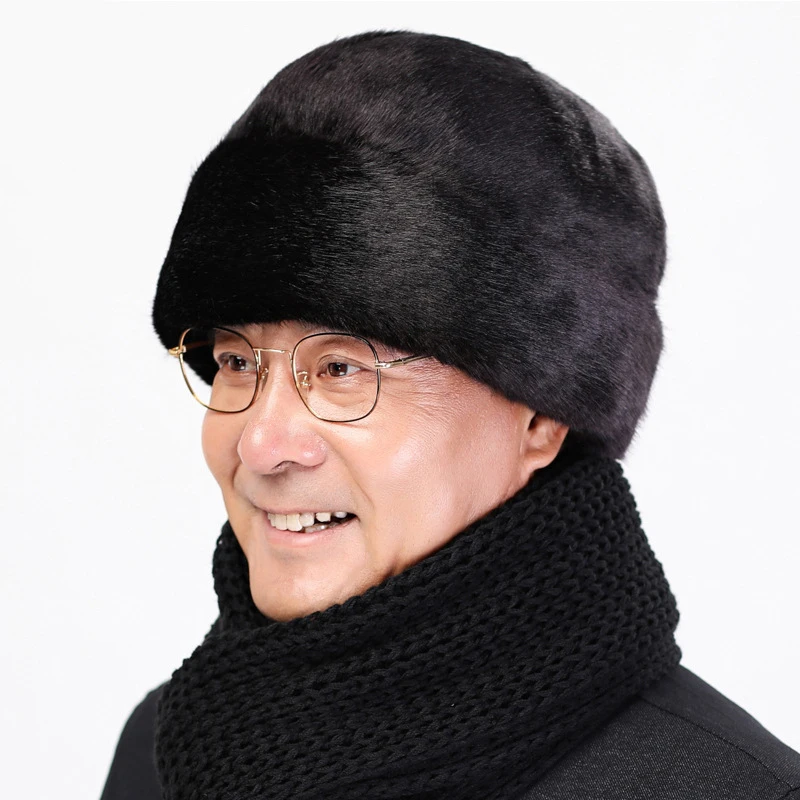 Top Trends: New Winter Middle-aged And Elderly Cold Cap Men&#039;s Imitation Sable Old Man Hat Outdoor Travel Warm Cap Winter Caps Shoppable Styles