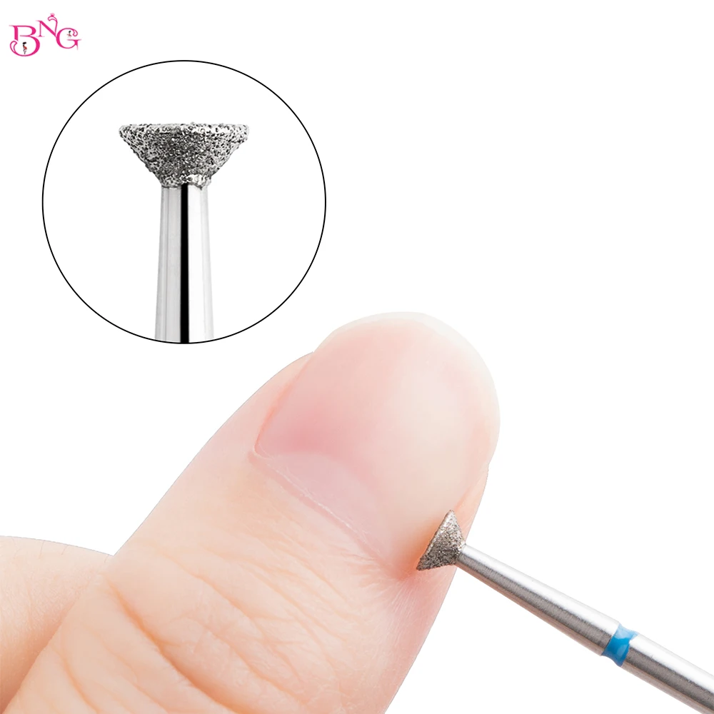 Top Trends: Diamond Nail Drill Bits Cuticle Clean Cutters For Manicure Gel Overflow Removal Rotary Burrs Electric Nail Bit For Pedicure Tool Shoppable Styles