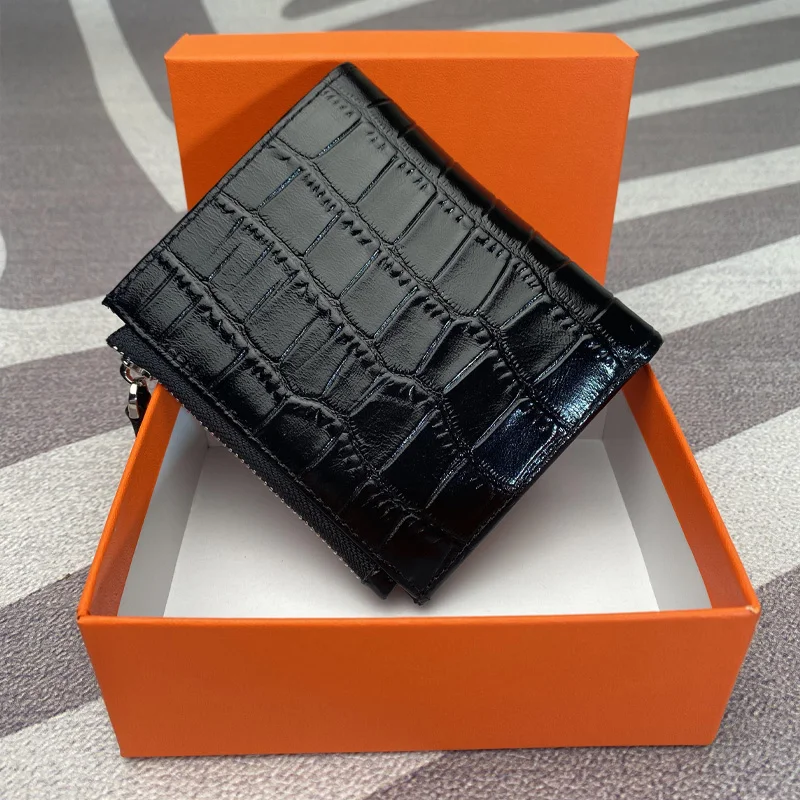 Top Trends: Women's Purse Leather Purse Women's Short Purse Crocodile Leather Handbag Women's Coin Wallet Clip Shoppable Styles