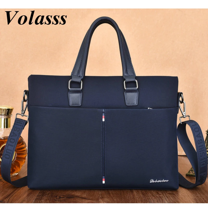 Top Trends: Volasss High Quality Male Business Briefcase For Men Handbag Oxford Men's Shoulder Computer Bag For Office Work Bags Sac Homme Shoppable Styles