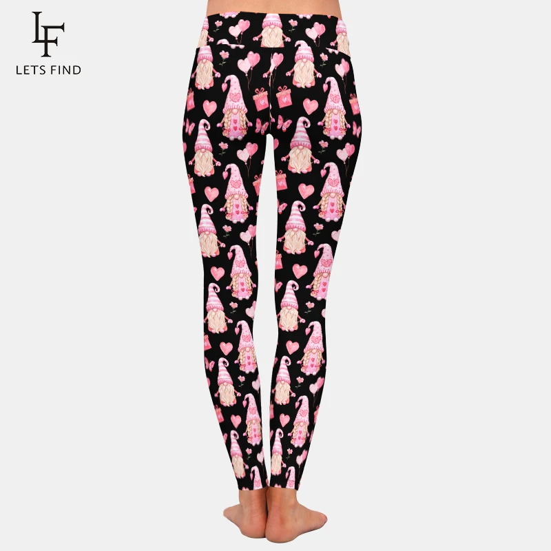 Top Trends: LETSFIND 2022 New Fashion Women Full Leggings 3D Cute Gnome Print Leggins High Quality Fitness Slim Pants Polyester Shoppable Styles - Image 4