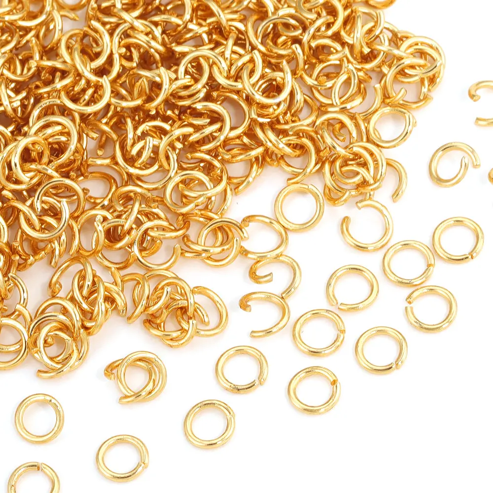 Top Trends: 200pcs Stainless Steel Open Jump Rings For Jewelry Making 3mm 4mm 5mm 6mm Split Ring Connectors For Diy Jewelry Finding Supplies Shoppable Styles