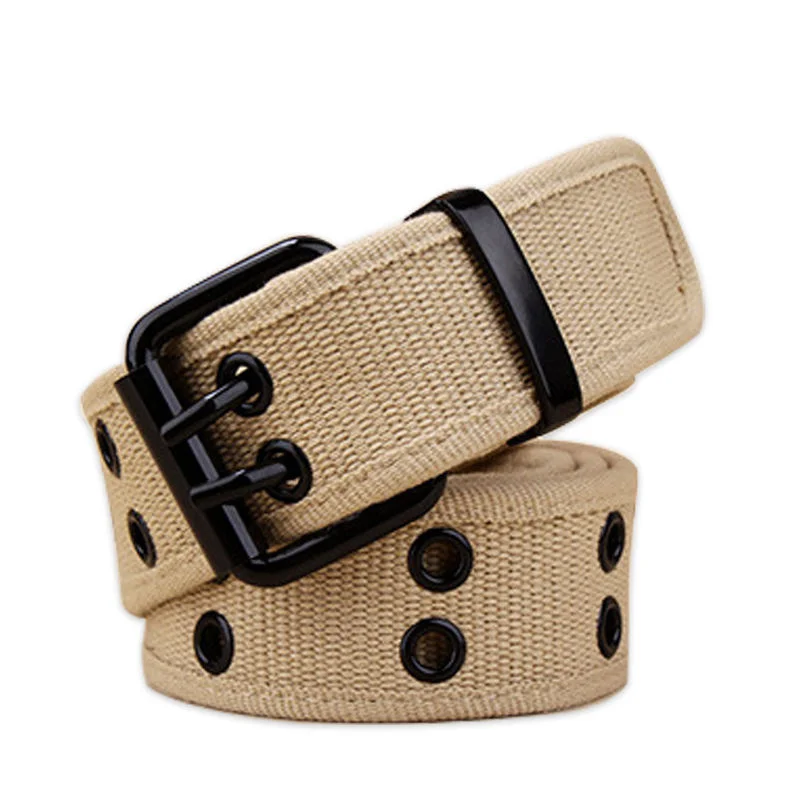 Top Trends: Men Brown Buckle Belt Men&#039;s And Women&#039;s Work Clothes Fashion Tactical Red Waistband Youth Canvas Belt 2023 Tend Shoppable Styles