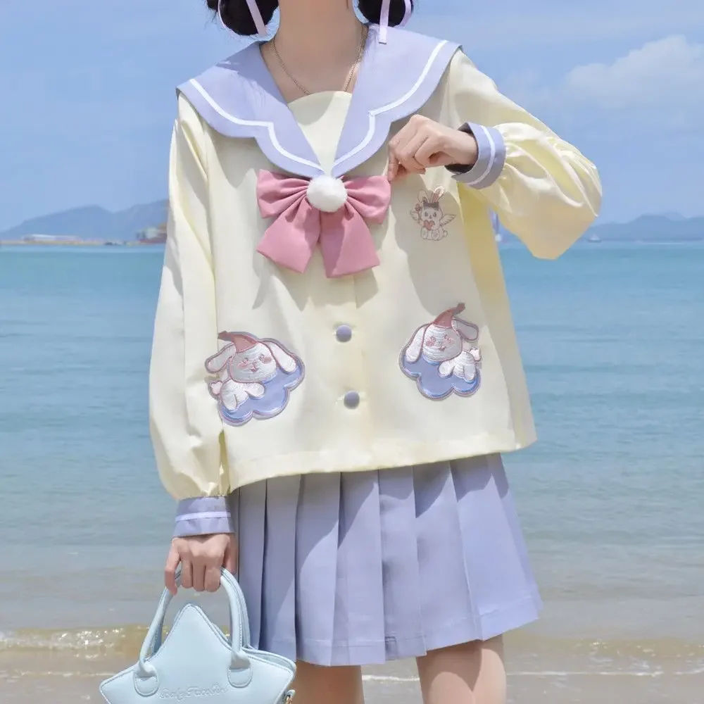 Top Trends: Kindergarten Sweet And Cute Jk Uniform Spring And Summer Long And Short-sleeved Sailor Suit Suit Anime Character Cosplay Costume Shoppable Styles