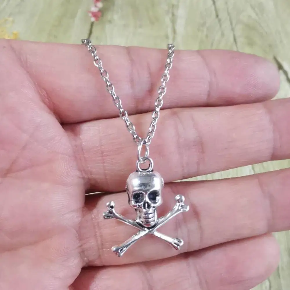 Top Trends: Skull Pendant Necklace For Women Men Vintage Chain Grunge Jewelry Goth Gothic Accessories Choker Y2k Aesthetic Fairy Star Shoppable Styles