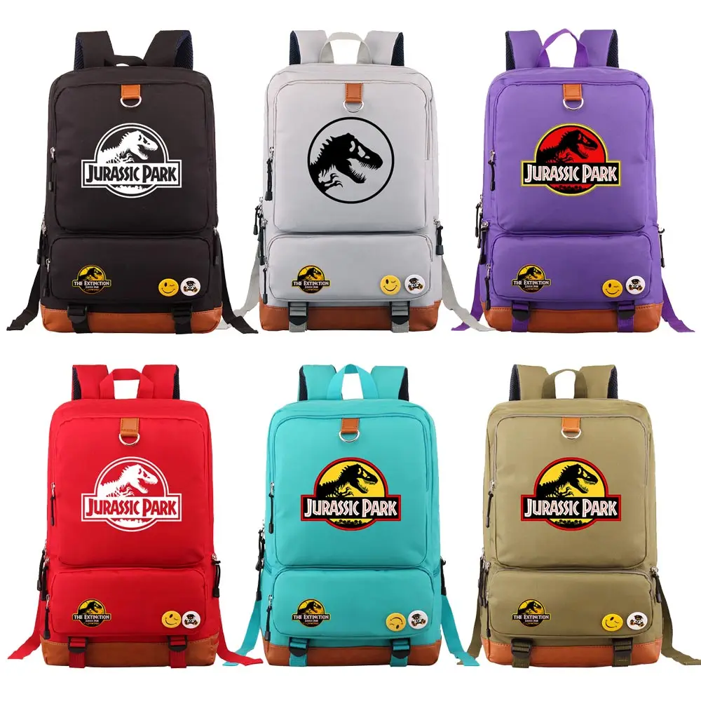 Top Trends: Student Schoolbag Women Fashion Adventure Dinosaur Jurassic Park World Backpack Boy Bagpack Girl Bookbag Teen Satchel USA Anime Shoppable Styles - Image 4