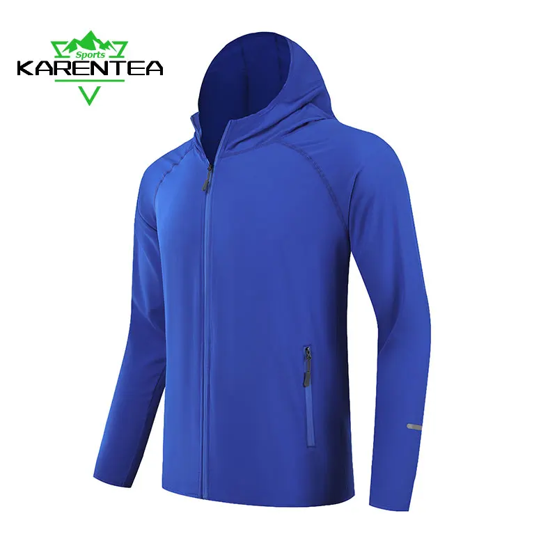 Top Trends: Running Jacket Reflective Summer Quick Dry Gym Coat Hooded Jogging Sun Protection Fishing Outdoor Hiking Breathable Thin Jackets Shoppable Styles