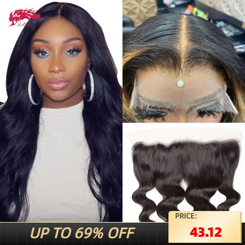 Top Trends: Ali Queen Hair 13x6 13x4 Lace Frontal Invisible Skin Brazilian 2x6 6x6 7x7 Body Wave HD Lace Closure Raw Unprocessed Human Hair Shoppable Styles