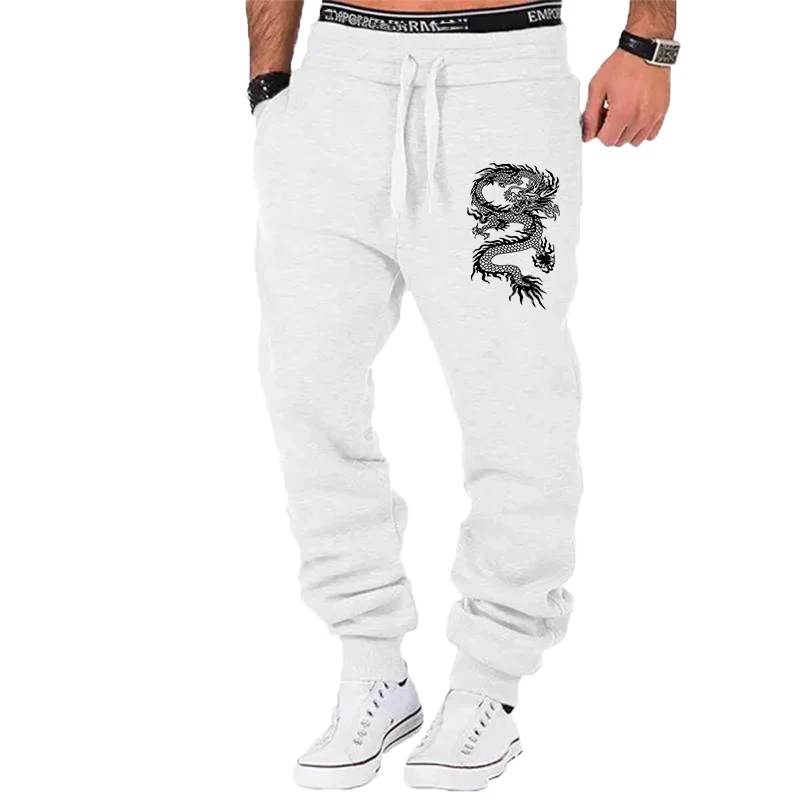 Top Trends: Fashion Casual Dragon Printed Jogger Pants Men Fitness Gyms Pants Tight Outdoor Sweatpants Running Pants Mens Trousers S-4XL Shoppable Styles - Image 5