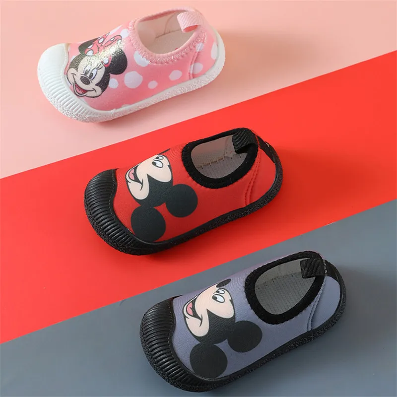 Top Trends: Disney Minnie Mickey mouse Sneakers Slip on Designer Kids Casual Shoes Baby Boys Girls Shoes Child Flats Shoppable Styles