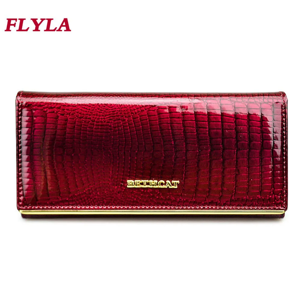 Top Trends: 2023 New Luxury Genuine Leather Wallet Women Long Card Holder Purse Ladies Money Bags Crocodile Pattern Wallet For Women Shoppable Styles