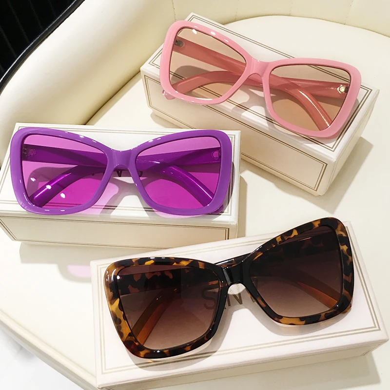 Top Trends: Cat Eye Sunglasses For Men And Women Vintage Eyewear Luxury Brand Pink Designer Sun Glasses Frame Y2k Shades Retro Festival Shoppable Styles