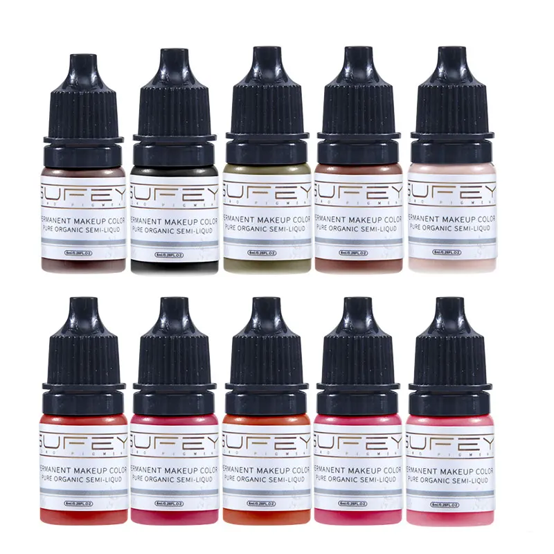 Top Trends: 5ml Permanent MakeUp Pigments For LIP Tint Body Art Waterproof Eyebrow Microblaging Tattoo Ink Nano Pigment Tattoo Supplies Shoppable Styles