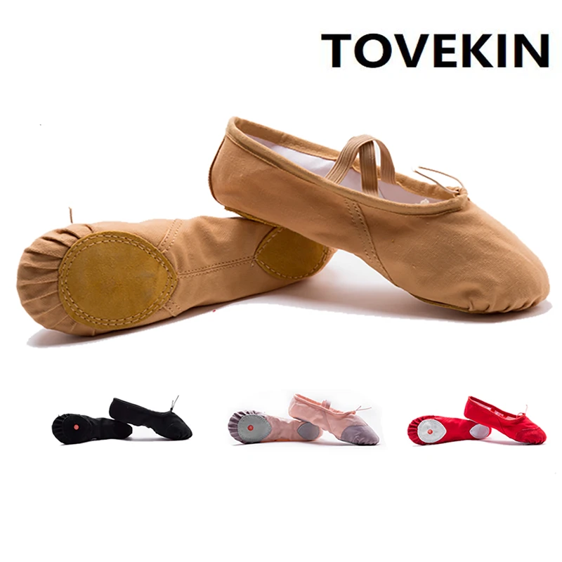 Top Trends: Girls Canvas Ballet Shoes Flat Ballet Dance Slippers Dance Shoes Adult Women Kids Children Classic Split-Sole Soft Leather Shoppable Styles